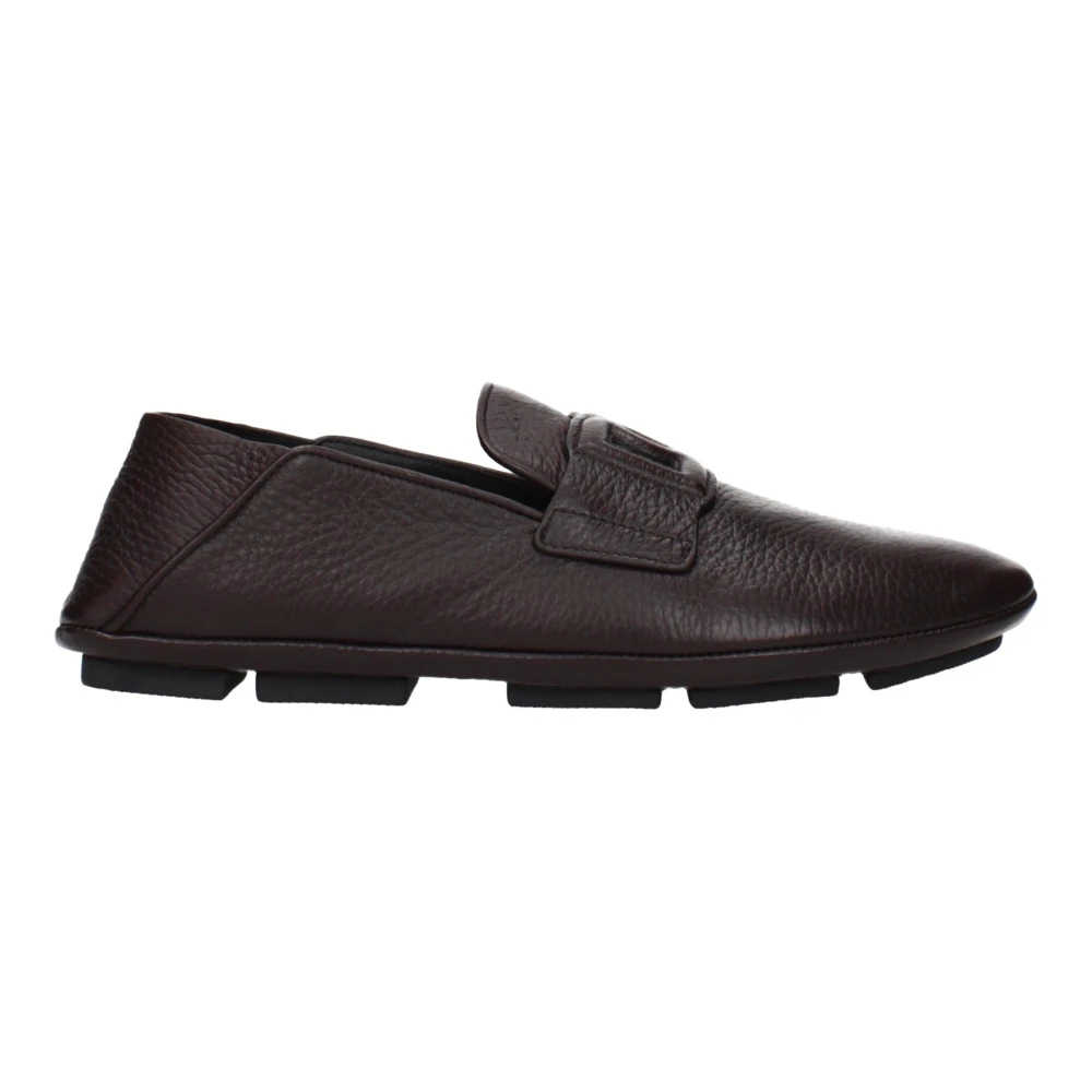 Dolce & Gabbana Herren Braun E Leder Slipper Eu42 - Bild 3