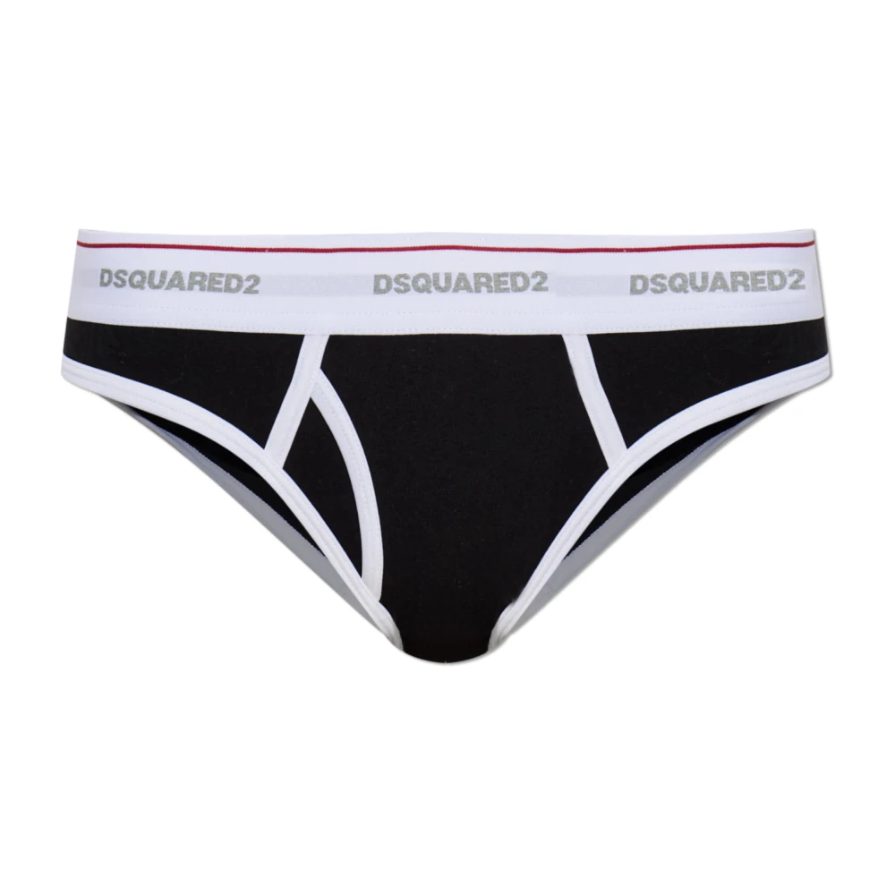 Dsquared2 Damen Schwarz - Logo Briefs - Underwear - K - M