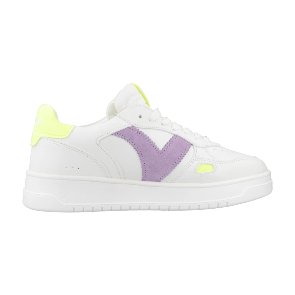 Victoria Damen Gelb Einzelne Sneakers Mit Leder- Und Neon-Effekt Für - Bild 3