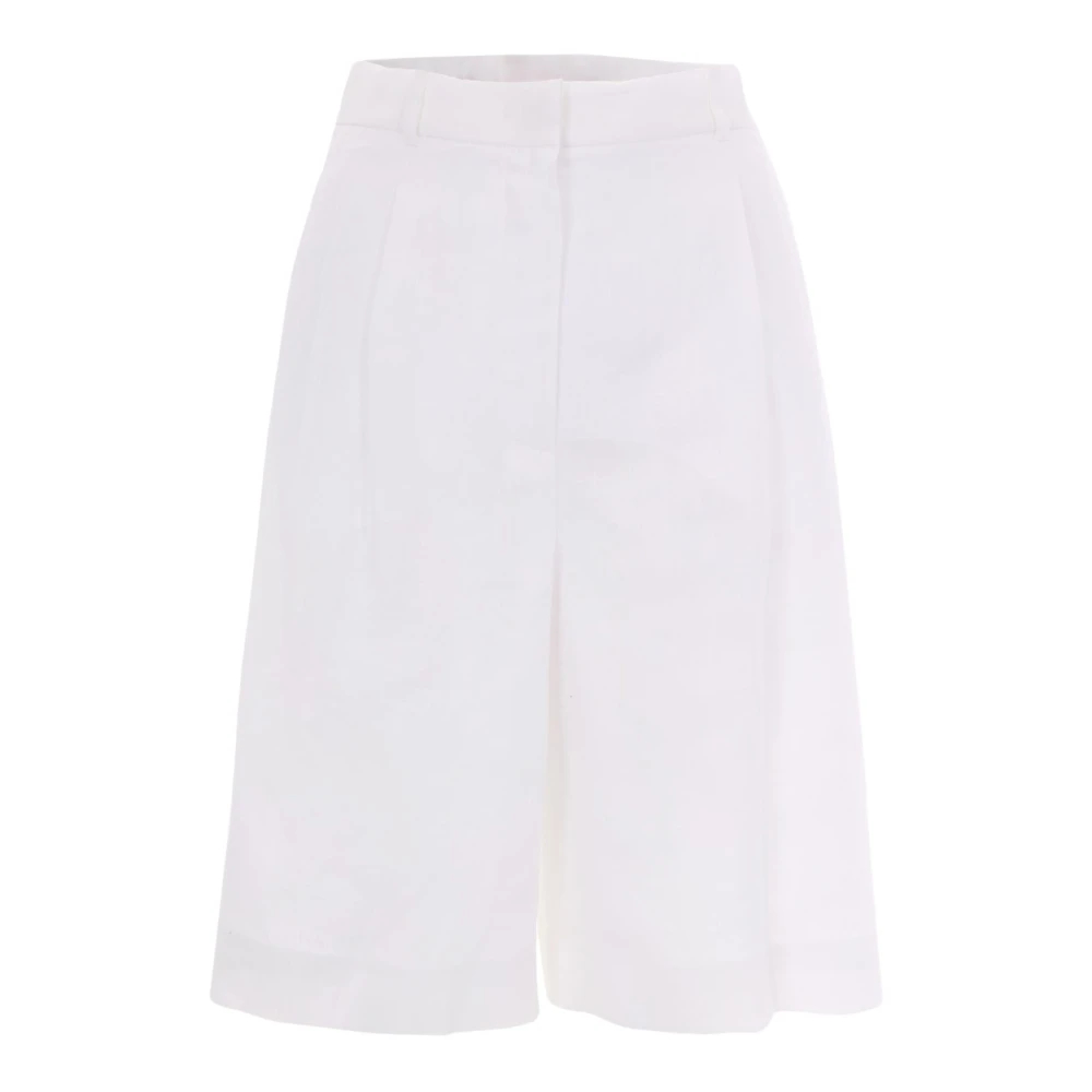 Max Mara Studio Damen Weiß - Caravan Bermuda - Shorts - S