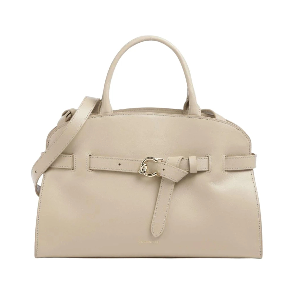 Coccinelle, Damen, Handtasche, Sabine Handbag, Beige - Bild 3