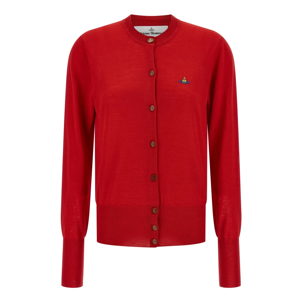 Vivienne Westwood Damen Rot - Bea Cardigan - Knitwear - L