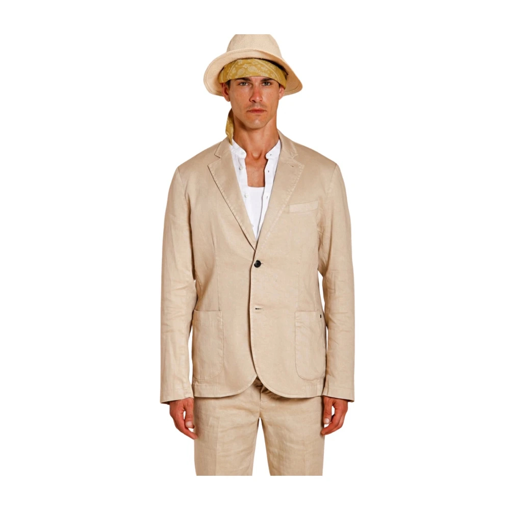 Mason's Herren Beige - Da Vinci Blazer - Jackets - 2XL