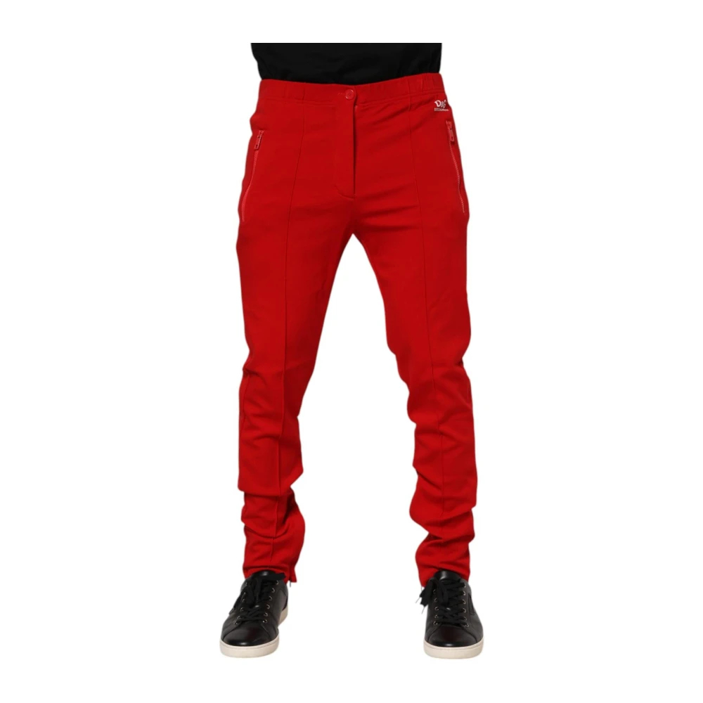 Dolce & Gabbana Herren Rot - Luxuriöse Logo Jogger Sweatpants - Trousers - S