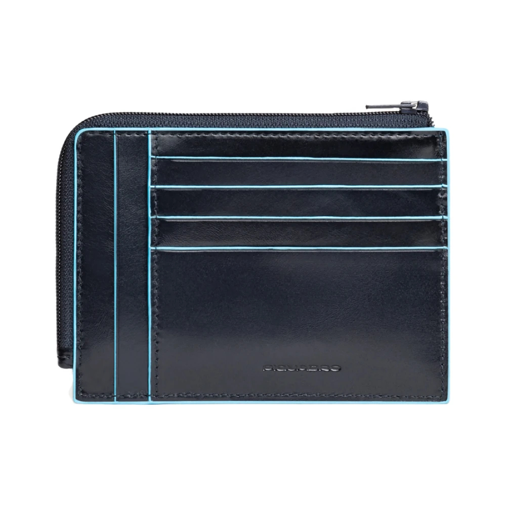 Piquadro Herren Blau - Reißverschluss-Münzbeutel Mit Dokumenten - Accessories - One Size
