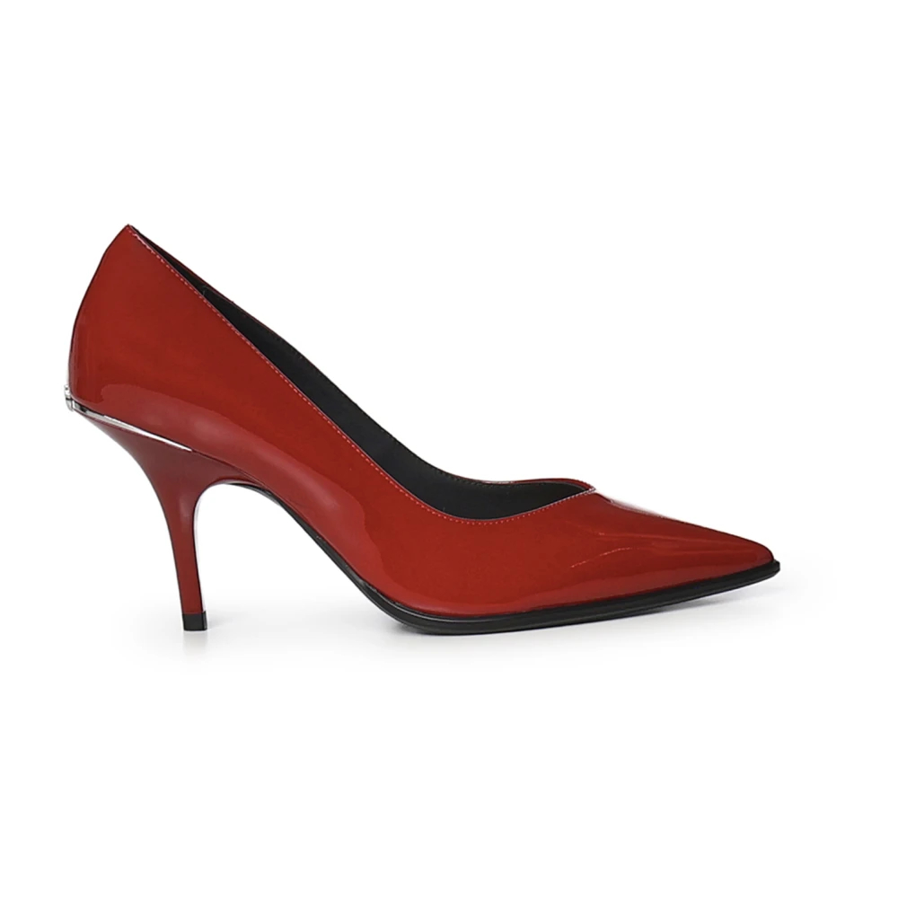 Pinko - Damen Pumps Aus Leder - Shoes - Damen - Rot - 36 Eu - Bild 5