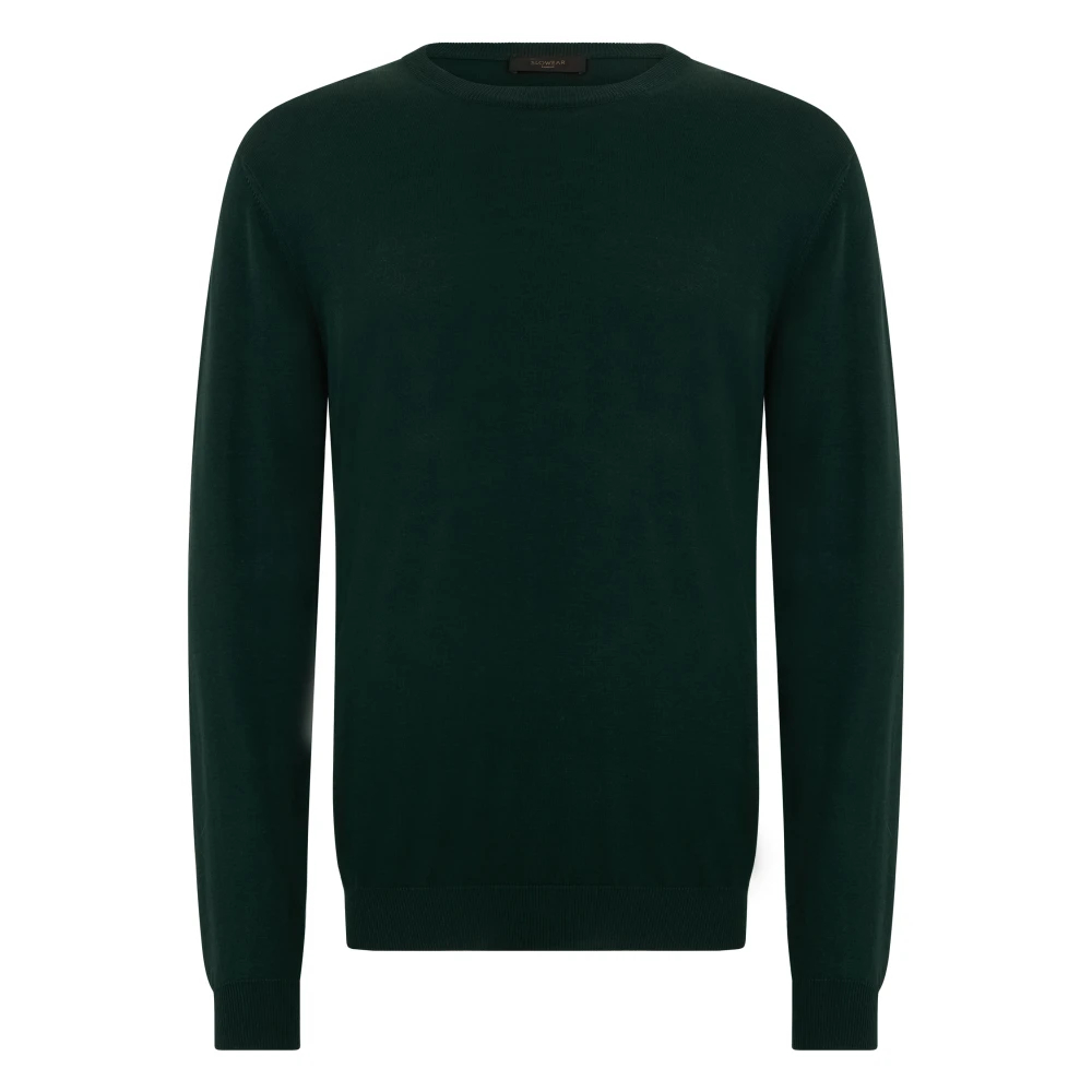Slowear Herren Grün - Rundhalspullover - Knitwear - 2XL