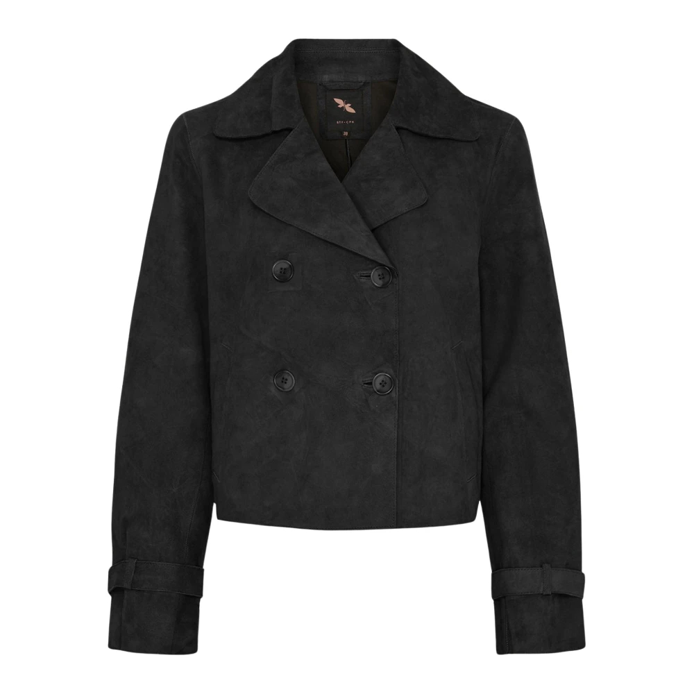 Btfcph Damen Schwarz - Lederjacke - Jackets - K - Xl