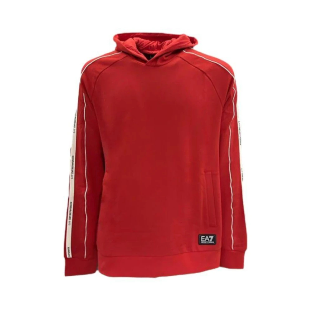Emporio Armani Ea7 Herren Rot - Hoodie - Sweatshirts & Hoodies - S