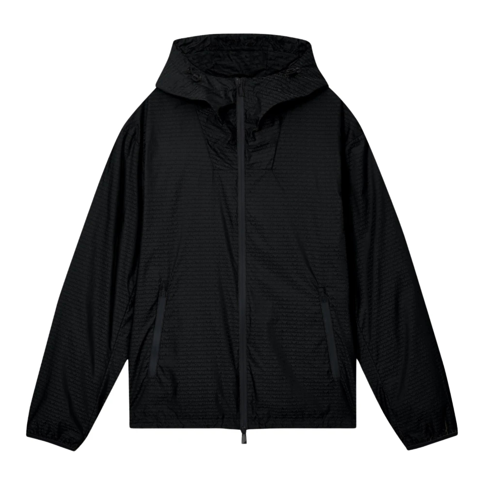 Emporio Armani Herren Schwarz - Bomberjacke - Jackets - K - M