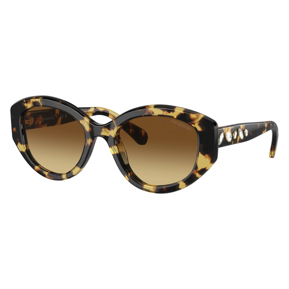 Swarovski Damen Braun Verlaufstönung Frau Sunglass Sk6005 - Rahmenfarbe: Medium Havana, Linsenfarbe: - Bild 3