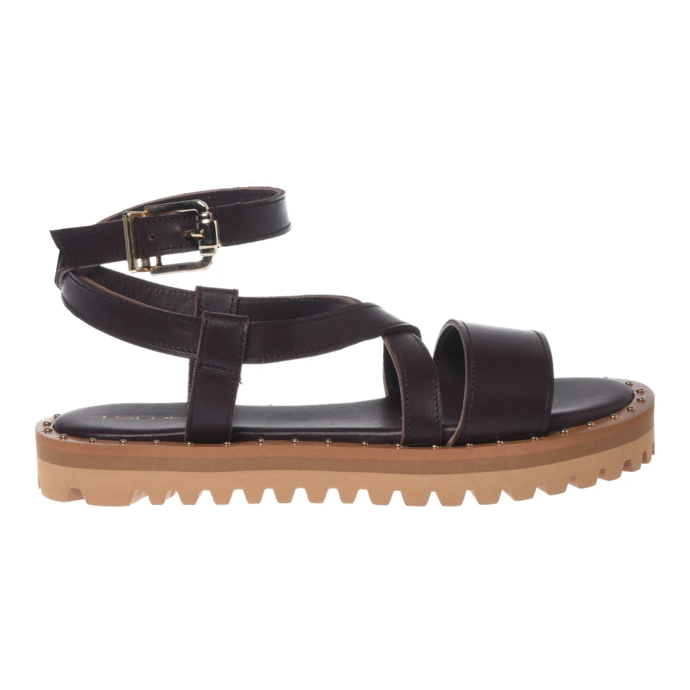 Baldinini Damen Braun - Ledersandale - Shoes - 38 Eu