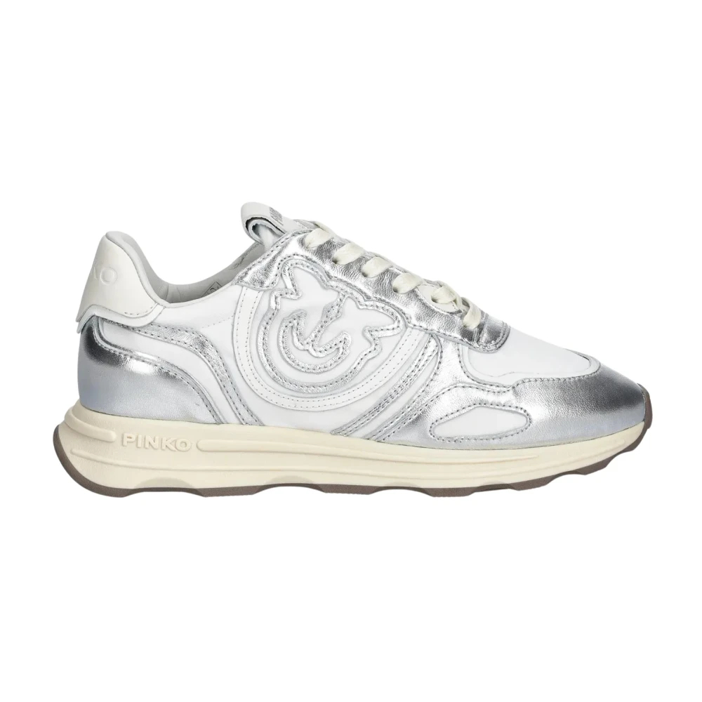 Pinko Damen Silberfarben Sneakers Zoe 01 Ss0087p085 - Bild 4