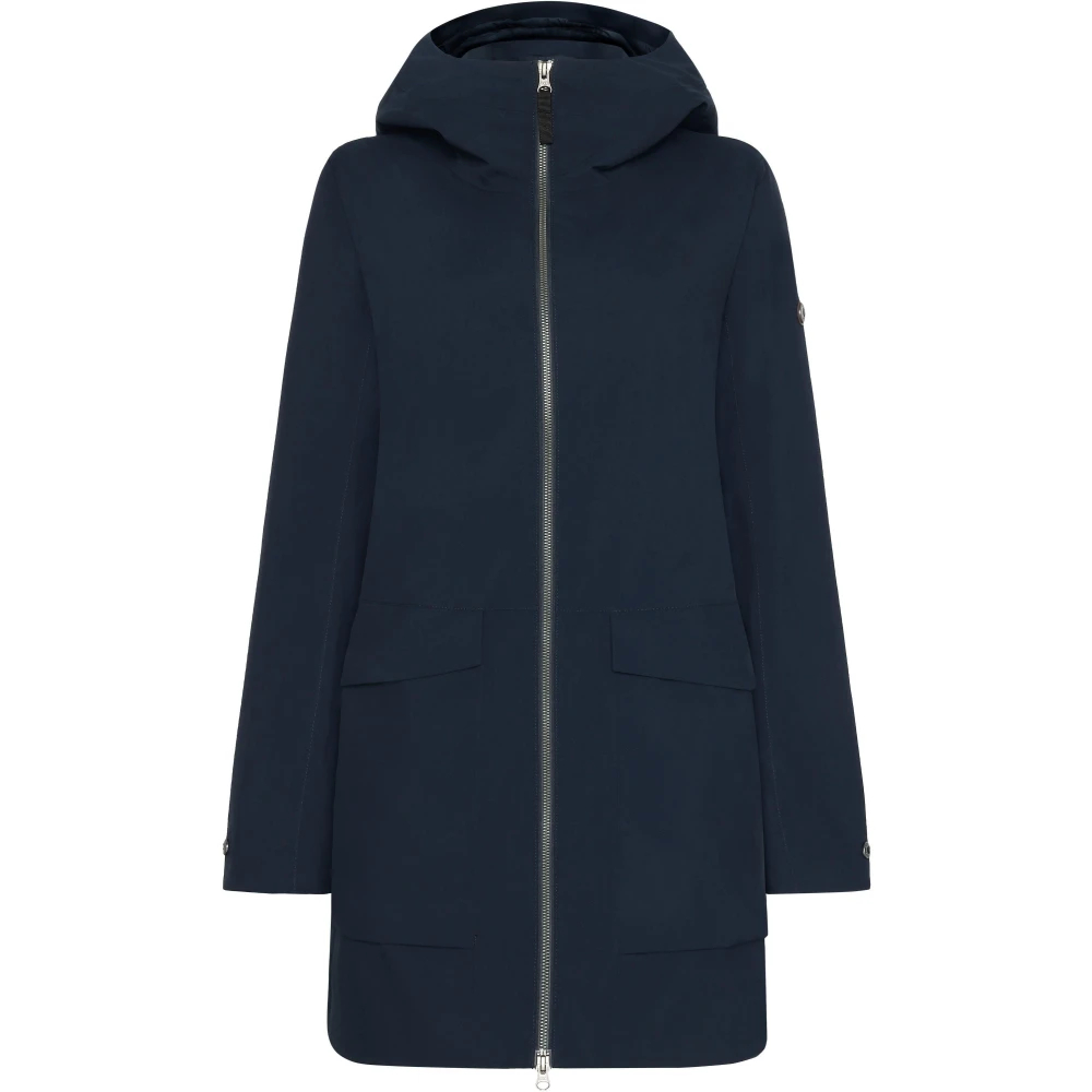 Didriksons Damen Blau - Folka Parka - Coats - Xl