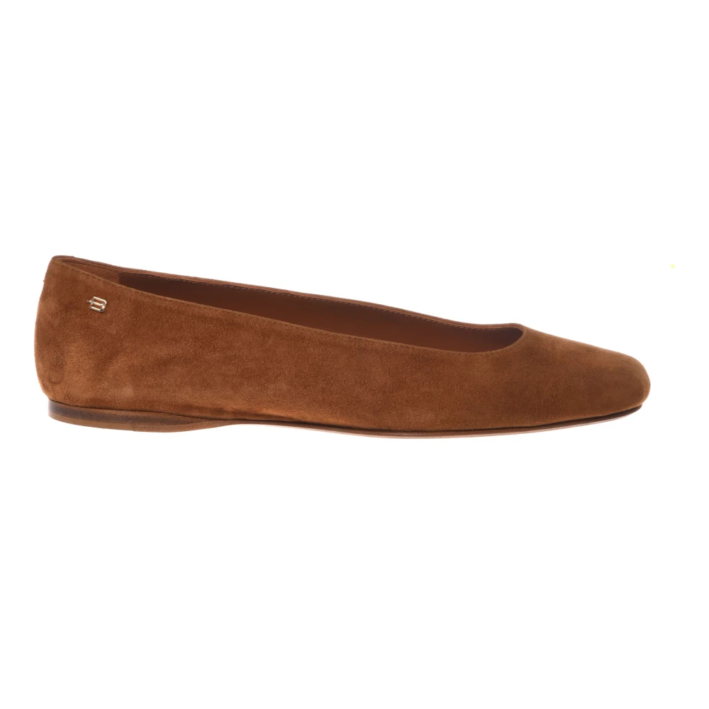 Baldinini Damen Braun - Wildleder Ballerina - Shoes - 38 Eu