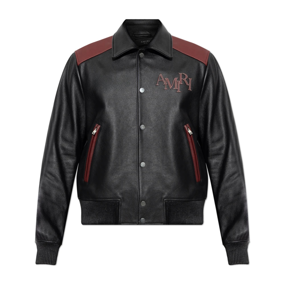 Amiri Herren Schwarz - Lederjacke - Jackets - K - Xl