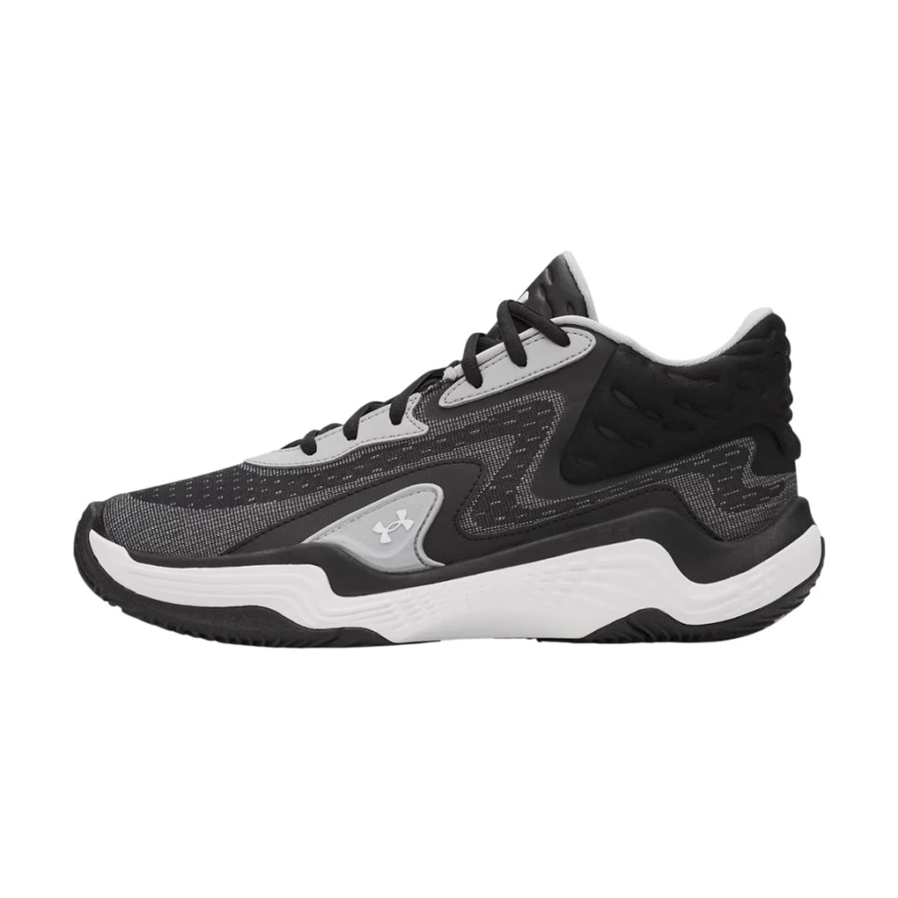 Under Armour Unisex Schwarz Basketballschuhe Spawn 7 Mid - Image 4