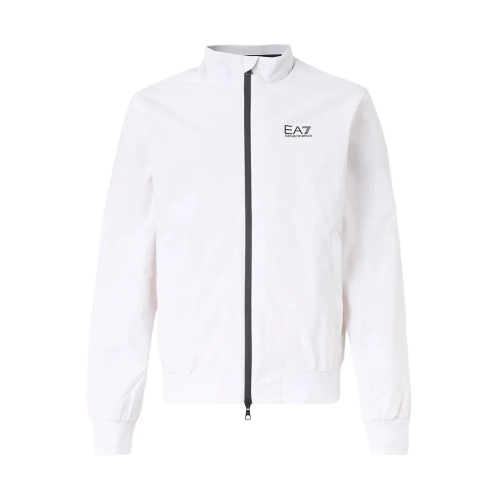 Emporio Armani Ea7 Herren Weiß - Bomberjacke - Sweatshirts & Hoodies - M