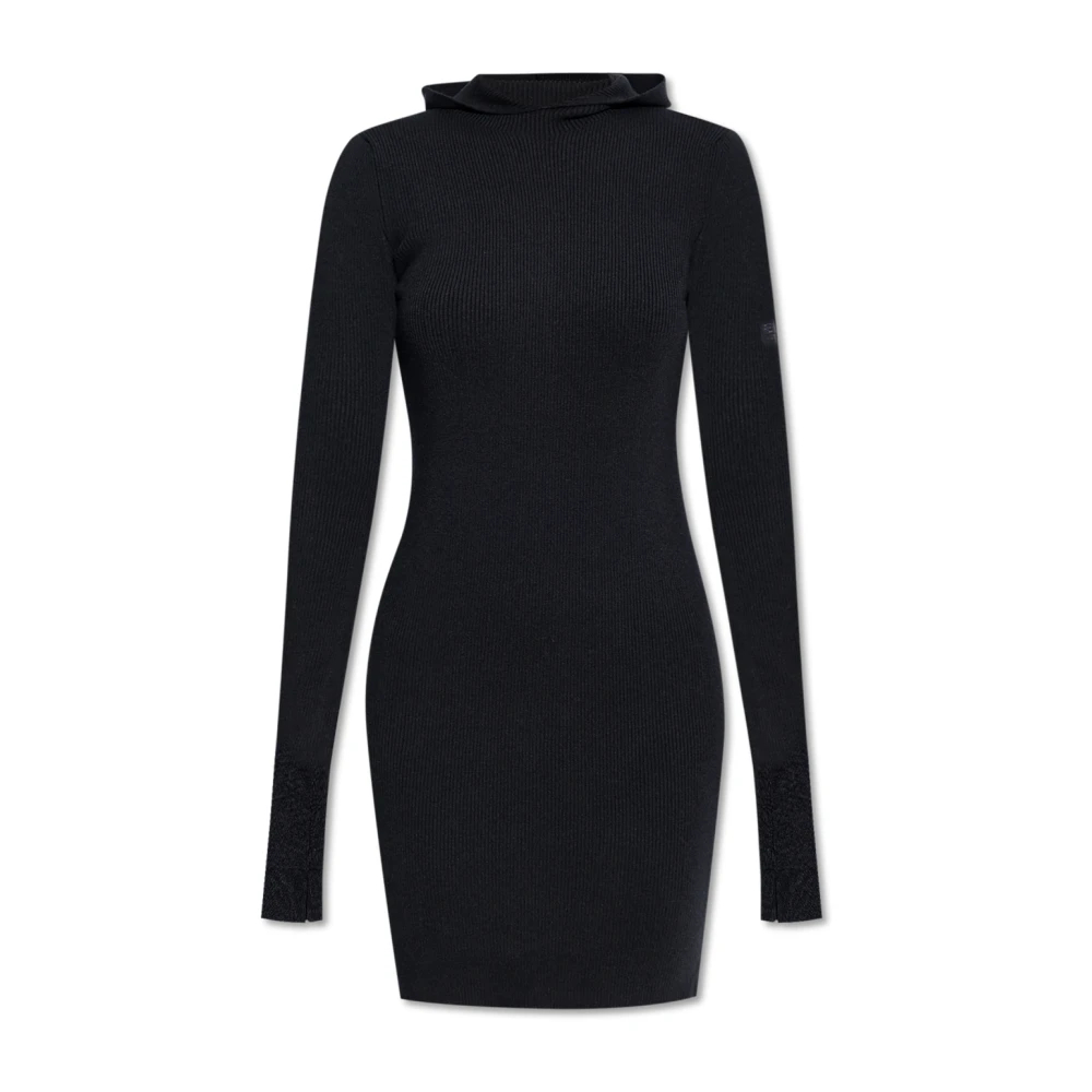 Fendi Damen Schwarz - Kapuzenkleid - Dresses - K - Xs