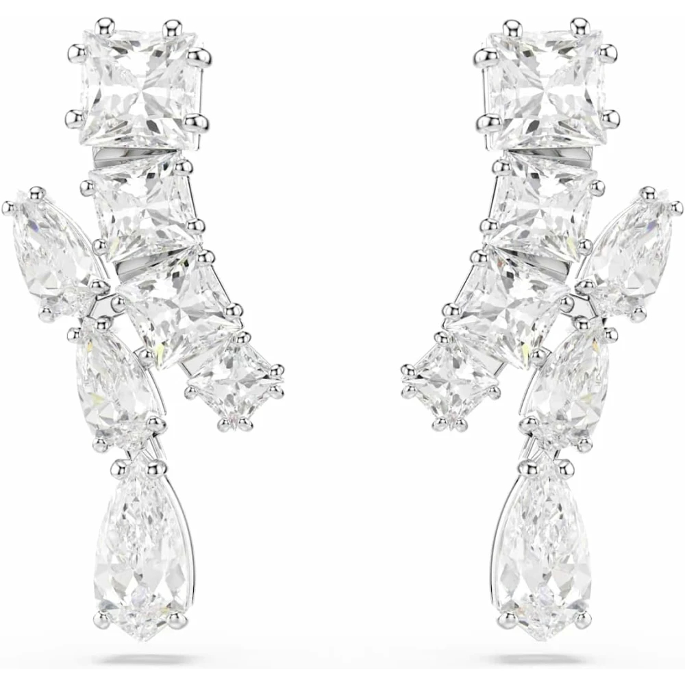 Swarovski - Elegante Kristallstecker Ohrringe - Accessories - Damen - Grau - One Size - Bild 5
