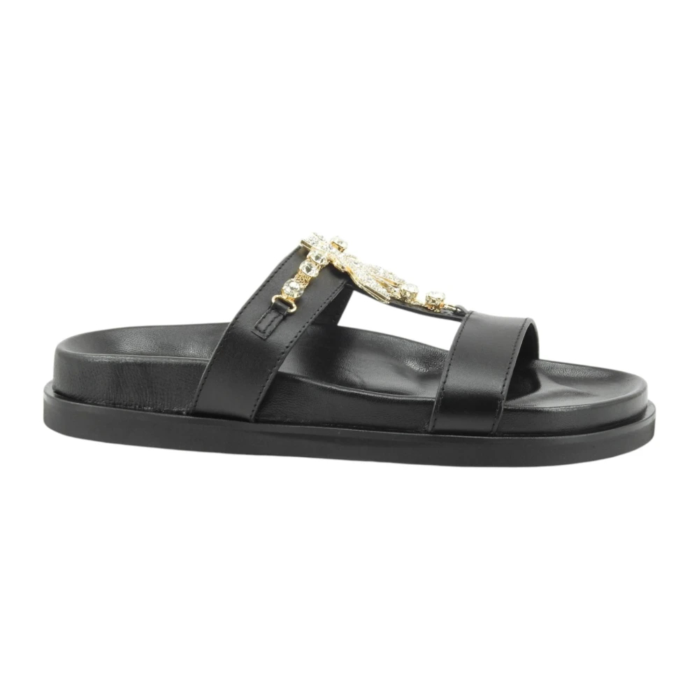 Patrizia Pepe Damen Schwarz - Slider - Shoes - K - 39 Eu