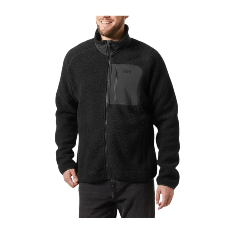 Helly Hansen Schwarz Trainingsjacke Panorama Pile Block - Bild 7