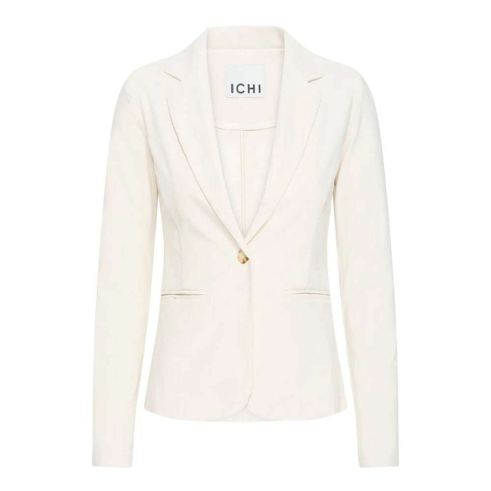 Ichi Damen Blanc Denim-Blazer Ihkate - Bild 3