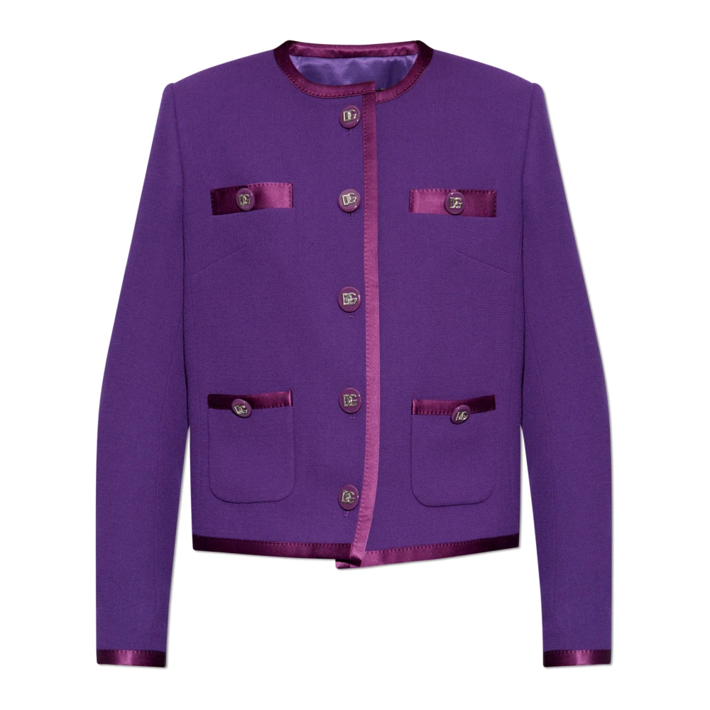 Dolce & Gabbana Damen Violett - Wollblazer - Jackets - Lila - M