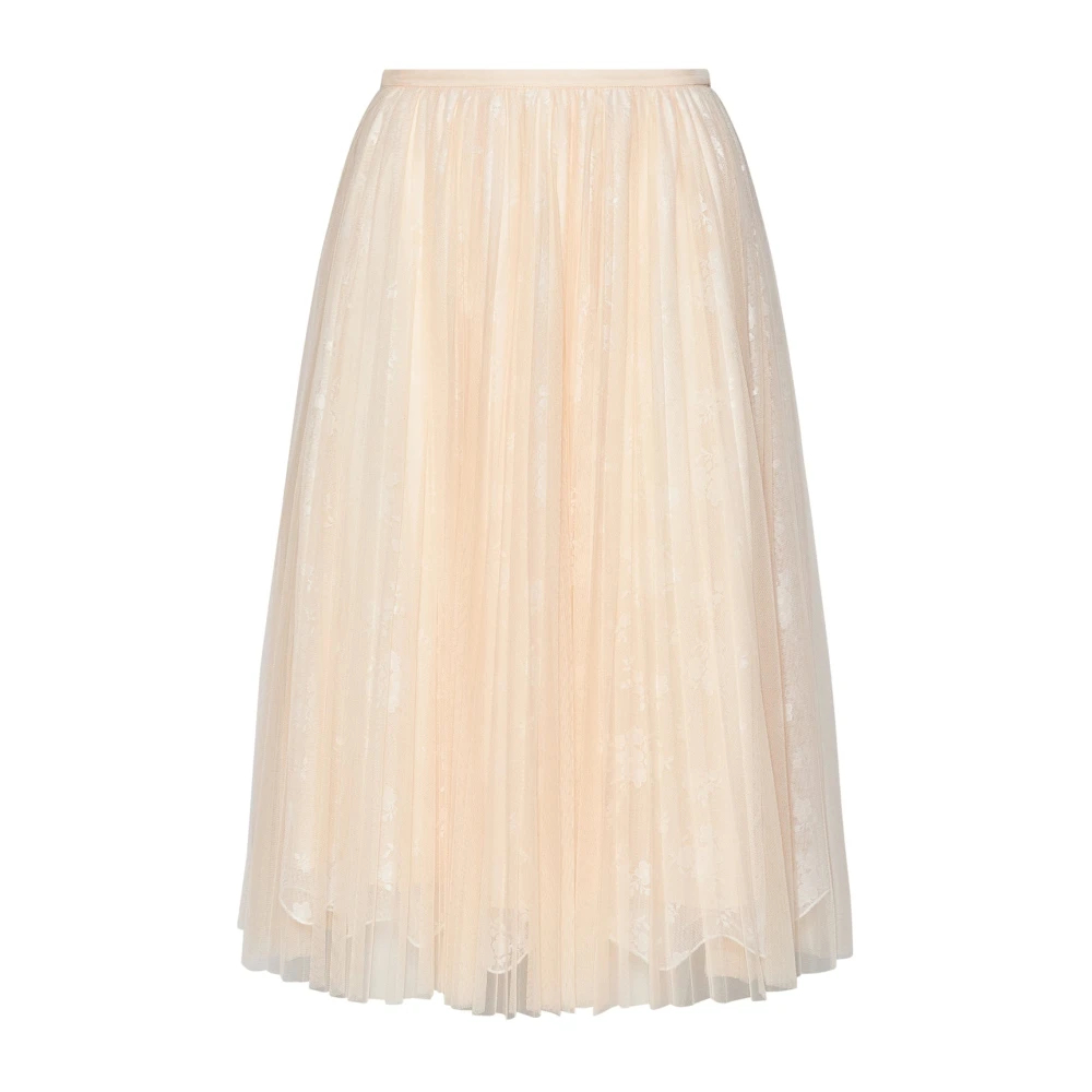 Silvian Heach Damen Rosa - Plissee-Midi-Rock - Skirts - 2XS