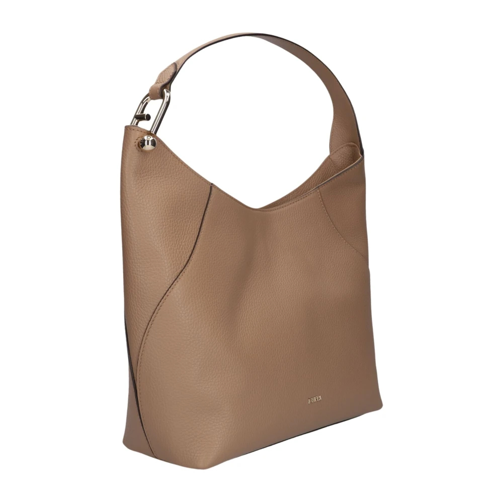 Furla - Lara M Hobo - Bags -Damen -Braun -One Size