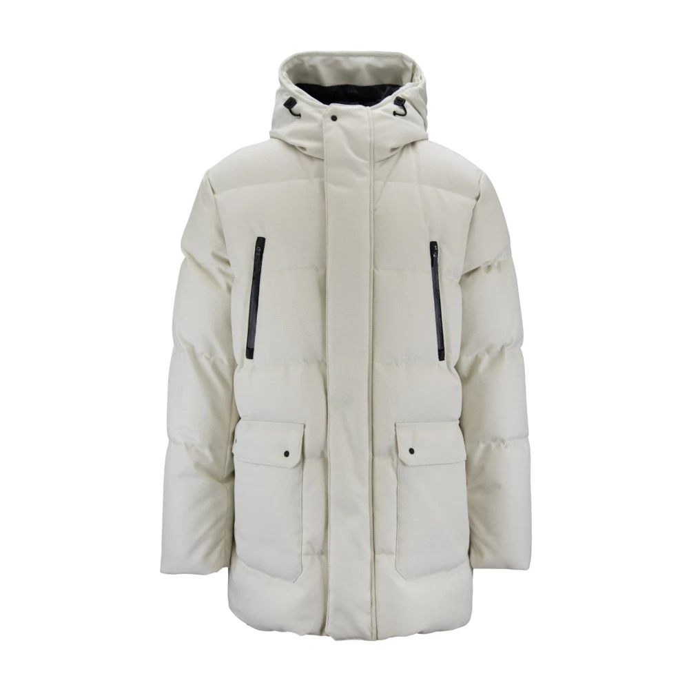 Herno Herren Weiß - Zip-Up Daunenjacke - Jackets - Xl
