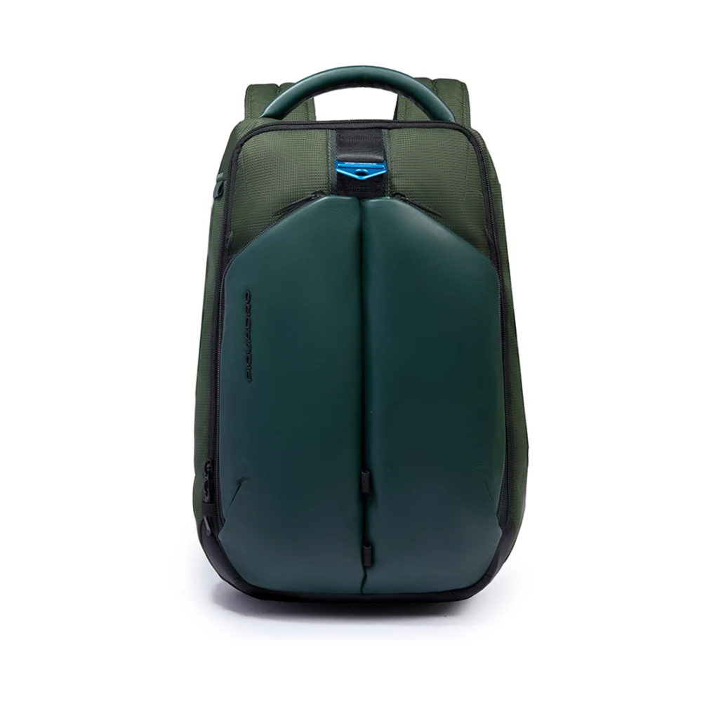 Piquadro Unisex Grün - Travel Backpack For Laptop 14 - Bags - One Size