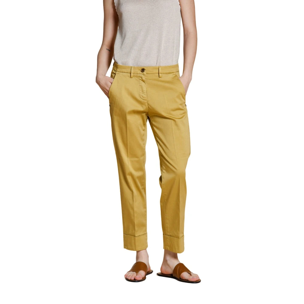 Mason's Damen Gelb - New York Carrot Chino Pants - Trousers - 2XL