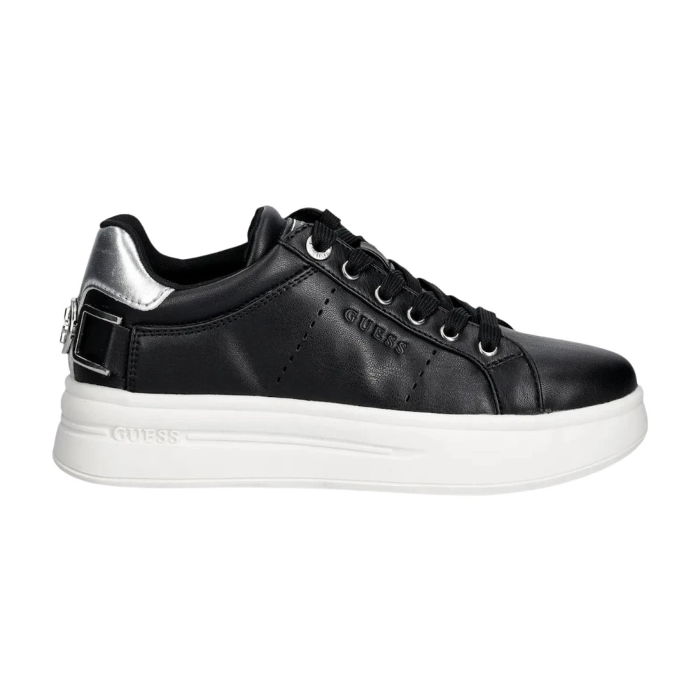 Guess Damen Schwarz Sneakers Flpwes Ele12 - Bild 5