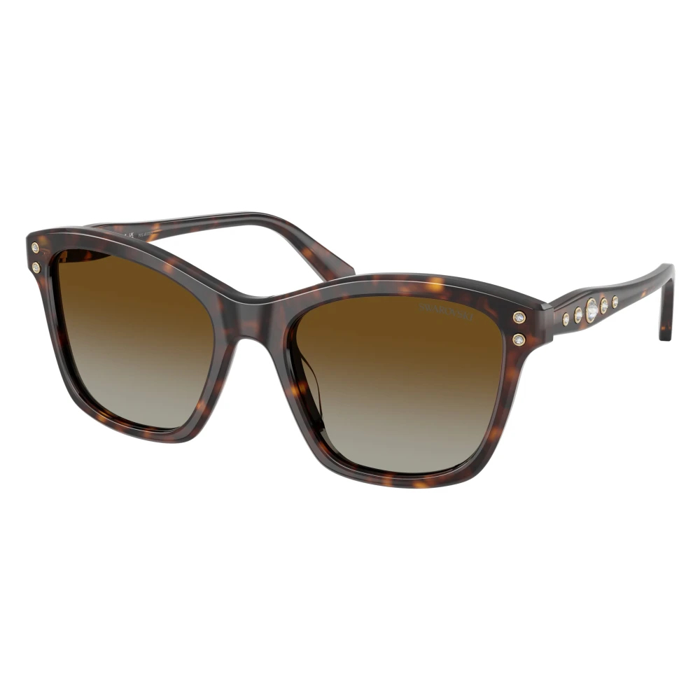 Swarovski Damen Polarized Braun Verlaufstönung Frau Sunglass Sk6063 - Rahmenfarbe: Havana, Linsenfarbe: - Bild 5