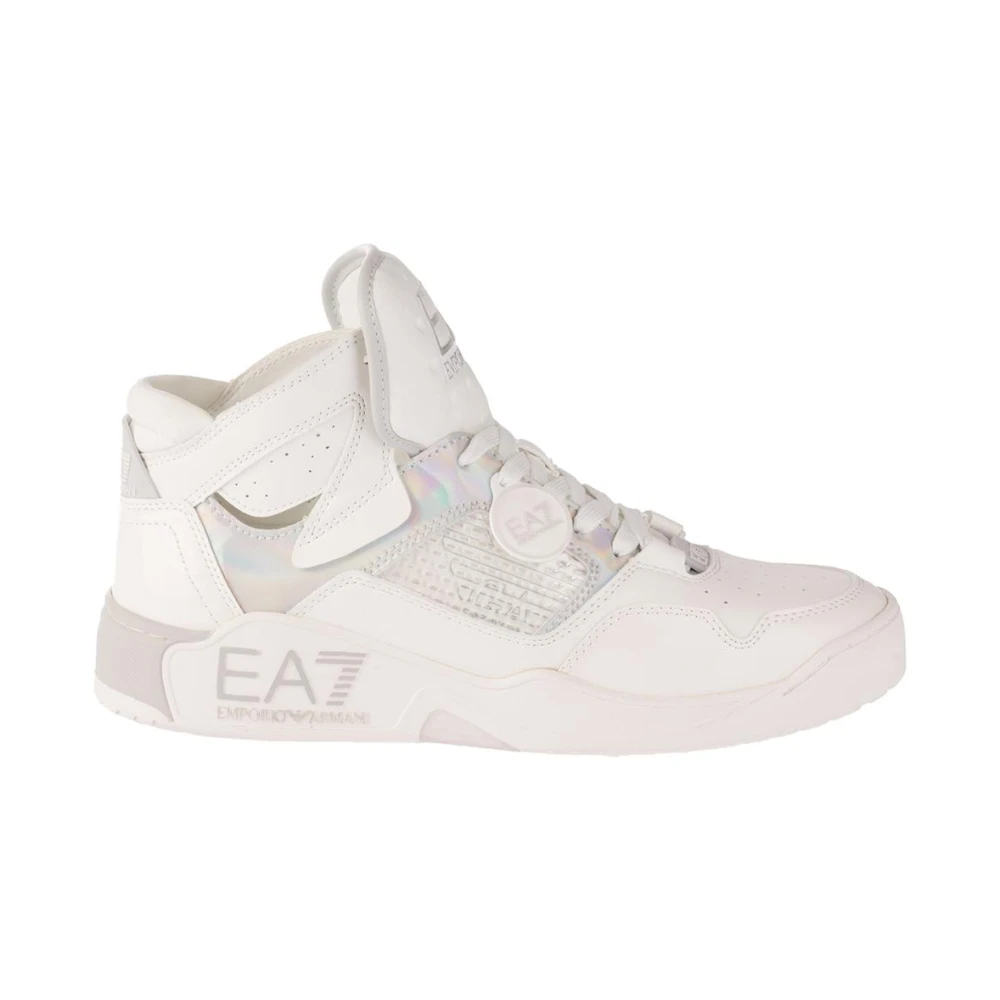 Emporio Armani Ea7 Herren Weiß - Sportliche Sneakers - Shoes - 40 1/2 Eu