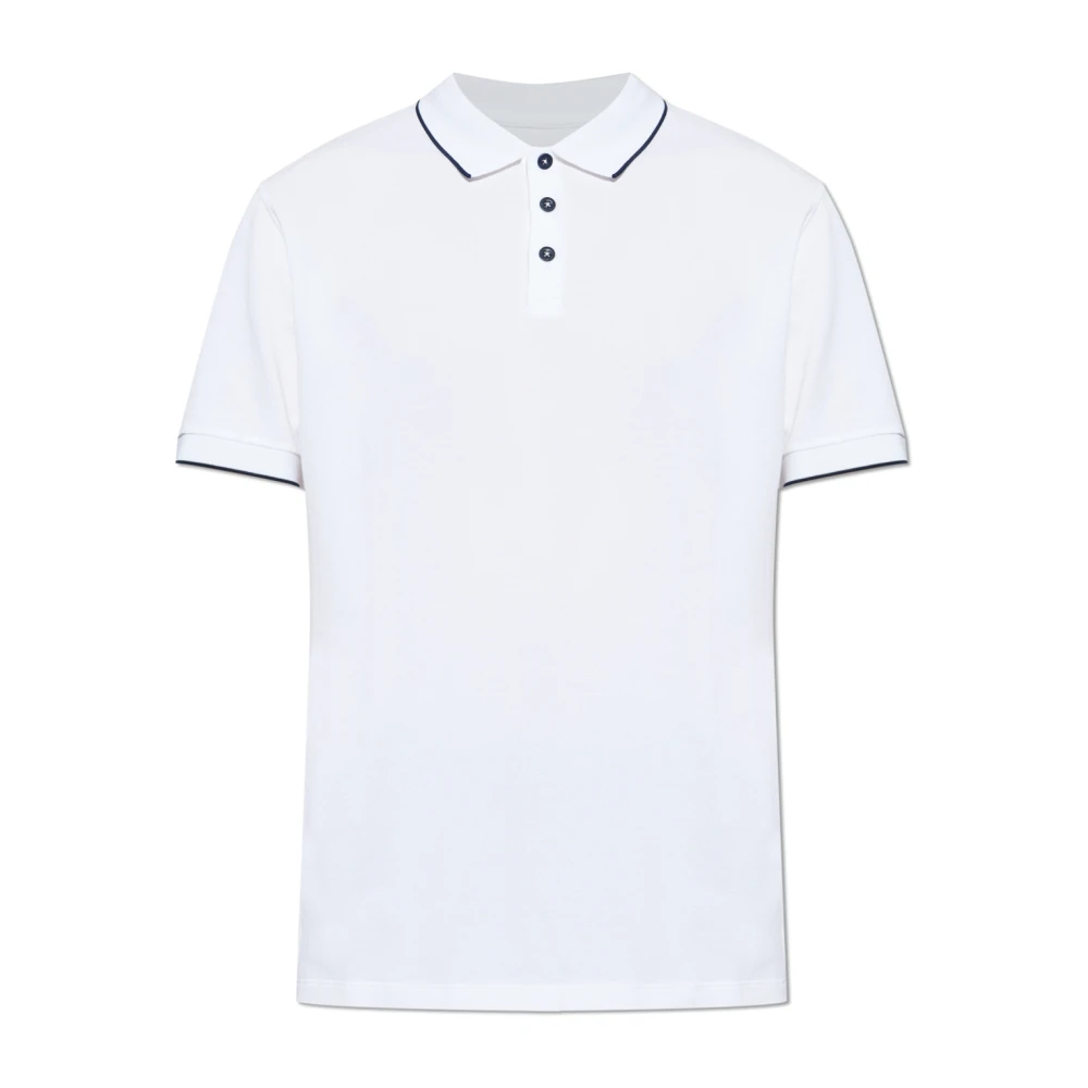Giorgio Armani Herren Weiß - Piqué-Polohemd - Tops - L