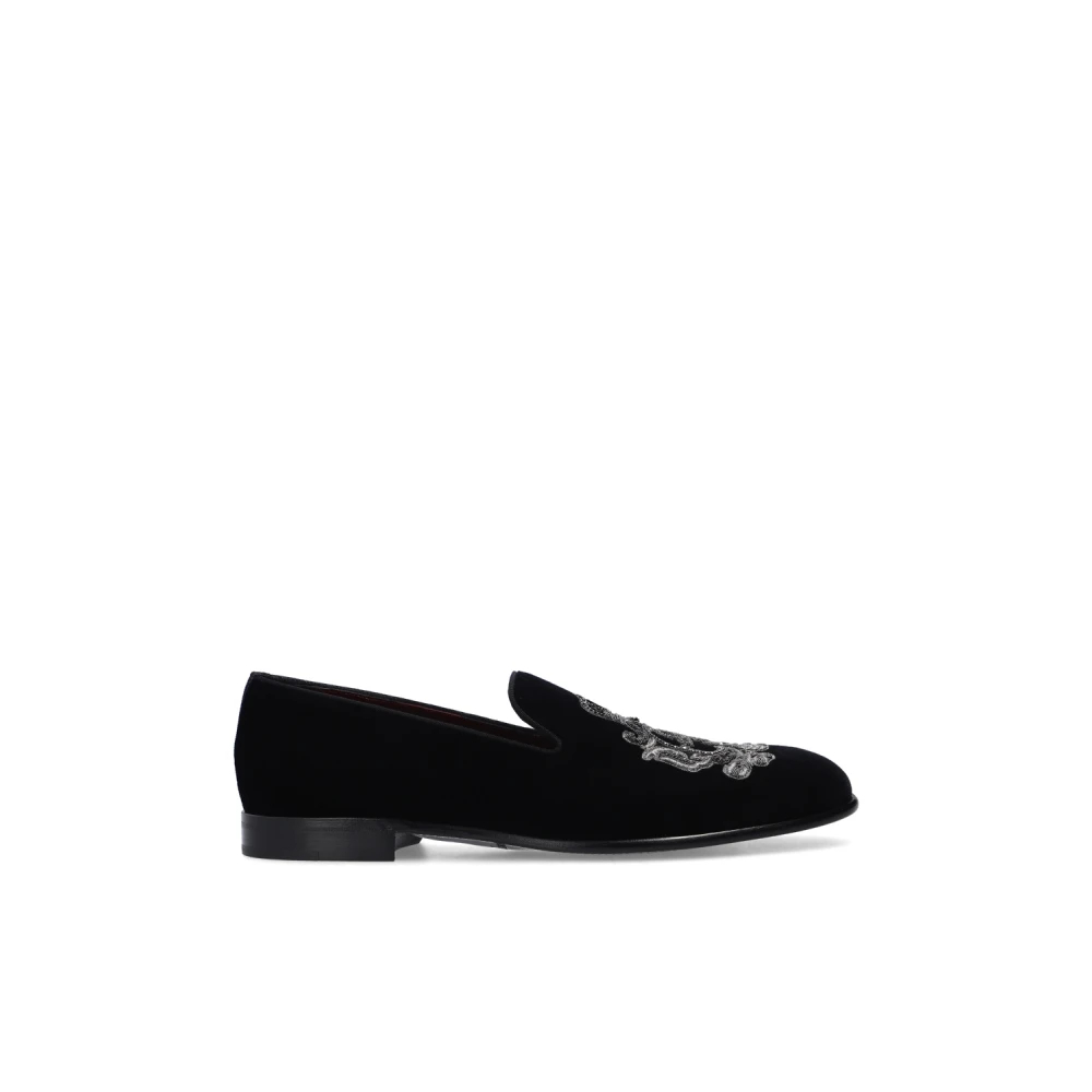 Dolce & Gabbana Herren Schwarz - Leonardo Loafers - Shoes - K - 43 1/2 Eu