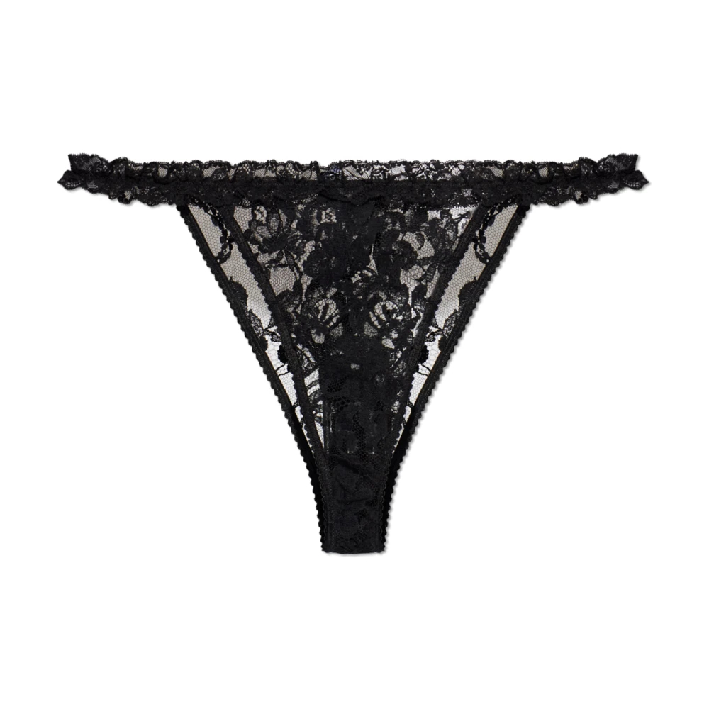 Dolce & Gabbana Damen Schwarz - Lace Briefs - Underwear - K - M