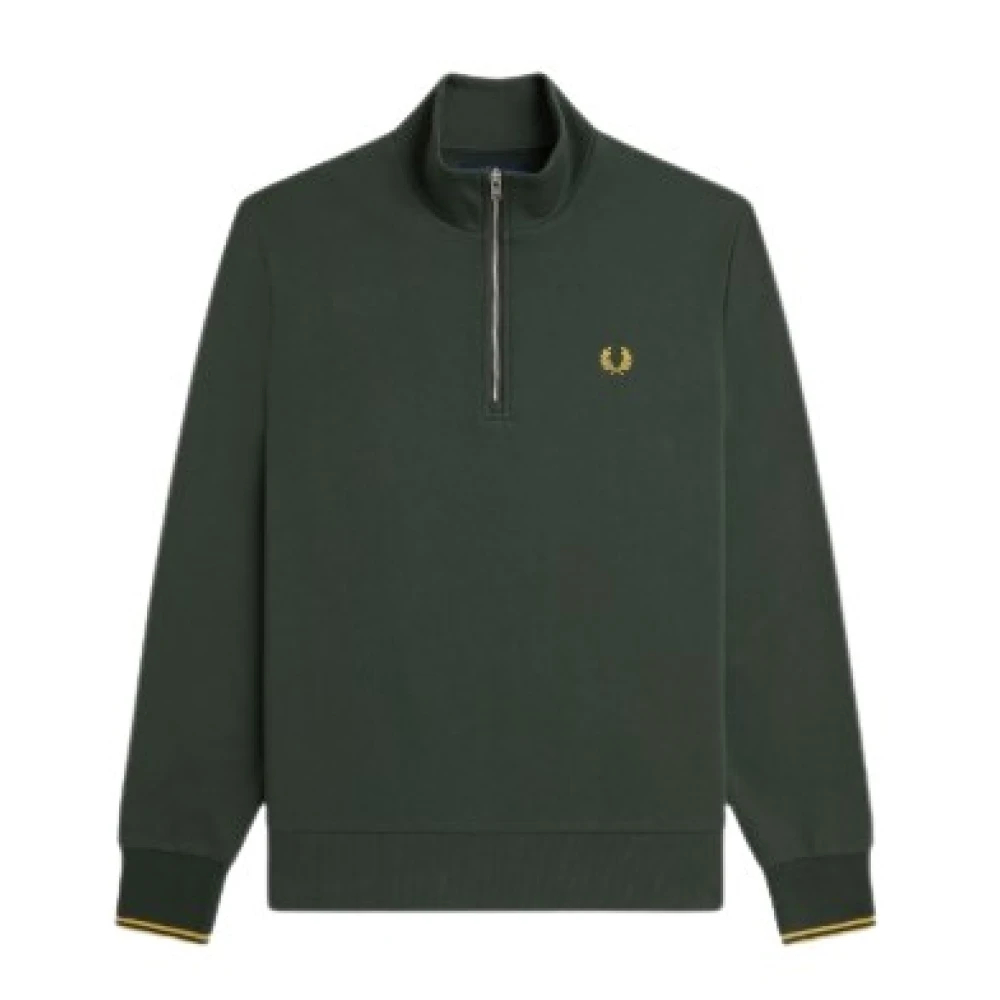 Fred Perry Herren Vert Sweatshirt 1/2 Zip - Bild 5