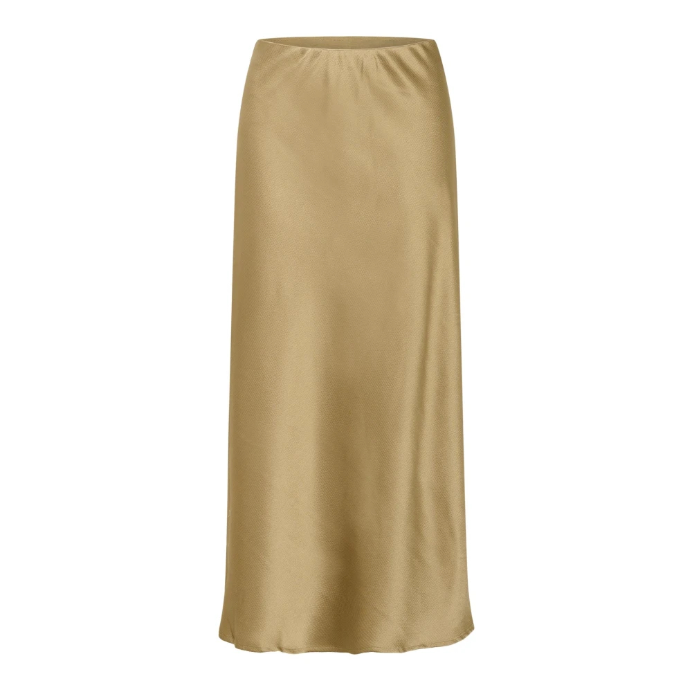 Kaffe Damen Braun Midirock "Damen Freizeitrock Kalotte", Gr. 36, Beige (Petrified Oak), Obermaterial: 100% Polyester Pes., Röcke - Bild 6