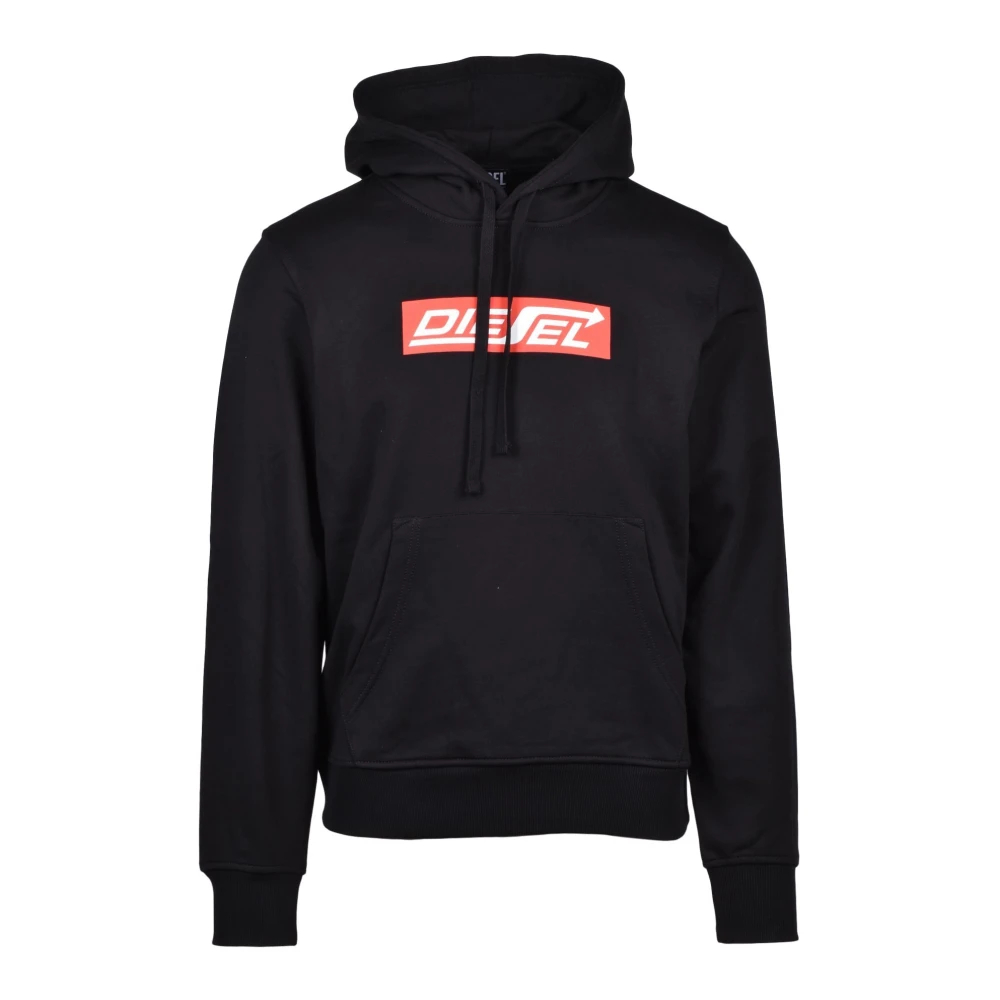 Diesel Herren Schwarz - Kapuzenpullover - Sweatshirts & Hoodies - K - 2XL