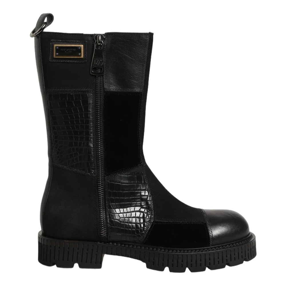 Dolce & Gabbana Herren Schwarz - Schuhe - Shoes - K - 44 Eu
