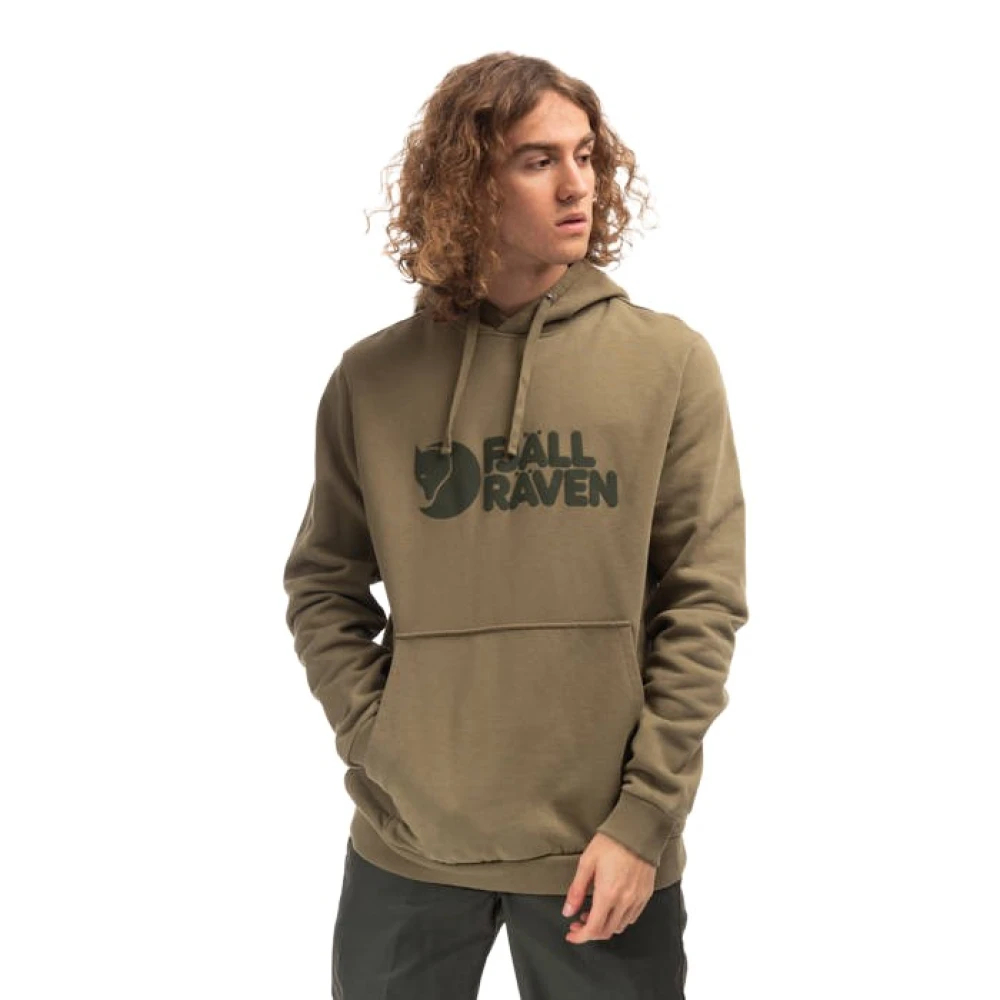 Fjällräven, Herren, Pullover, Logo Hoodie, Grün, (M) - Bild 5