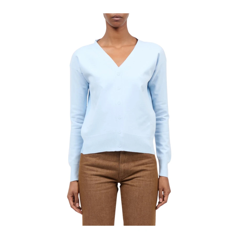 Mm6 Maison Margiela Damen Blau - Cardigan - Knitwear - L