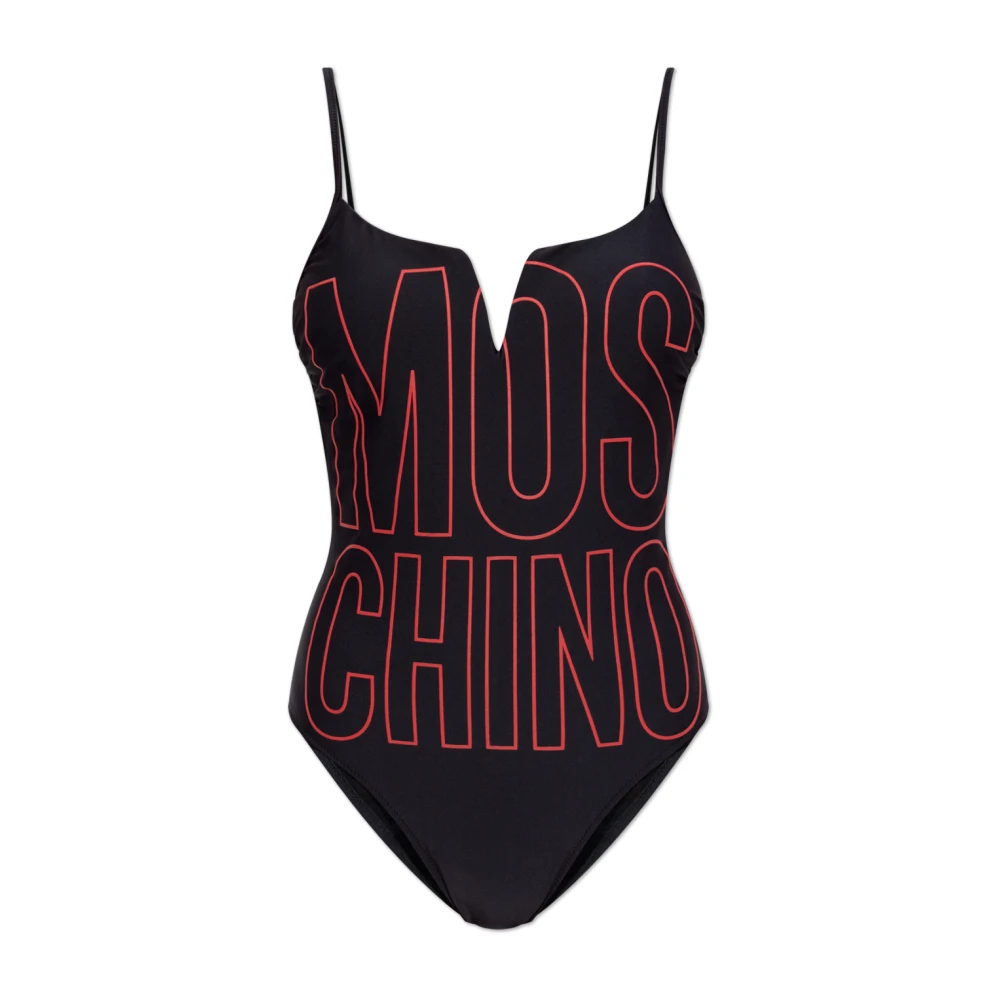 Moschino Damen Schwarz - Badeanzug - Swimwear - K - S