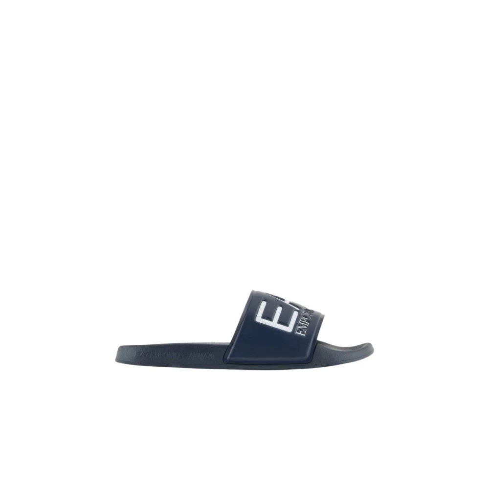 Emporio Armani Ea7 Herren Blau - Sliders - Shoes - 39 Eu
