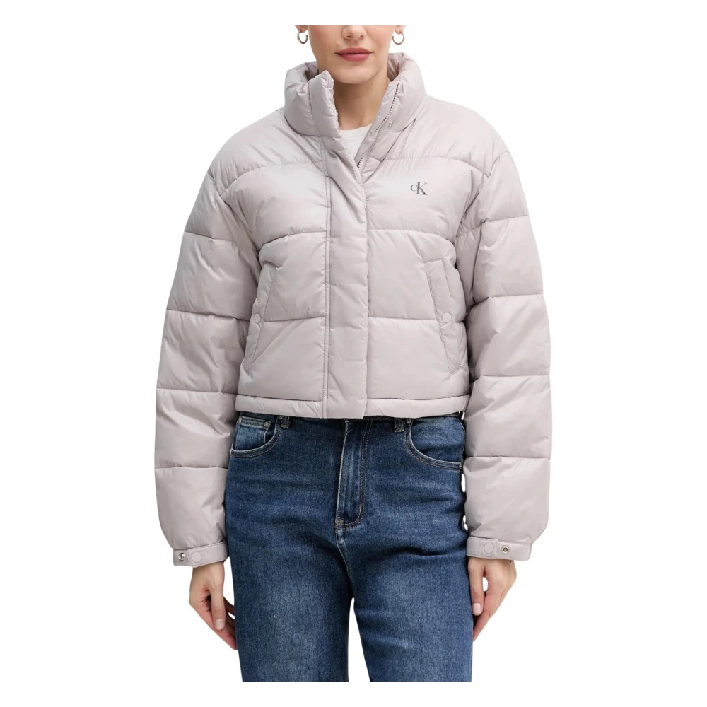 Calvin Klein Damen Pufferjacke Shine Cropped - Bild 4