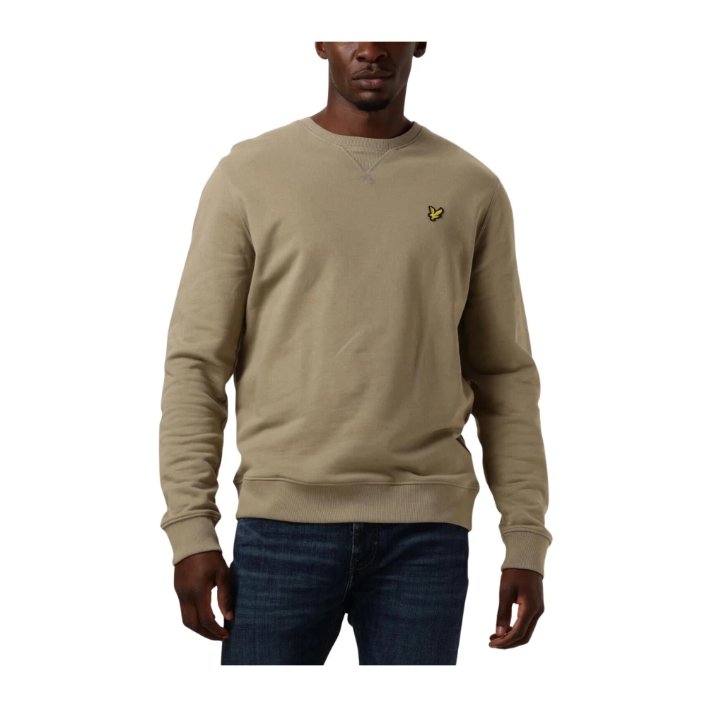Lyle & Scott - Grüner Rundhalsausschnitt Pullover - Sweatshirts & Hoodies - Herren - Grün - L - Bild 1
