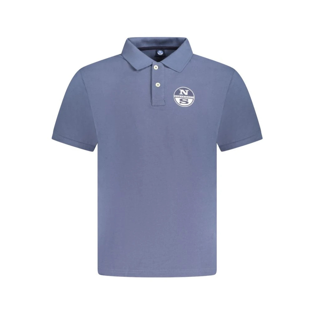 North Sails Herren Blau - Es Baumwoll-Poloshirt - Tops - 2XL